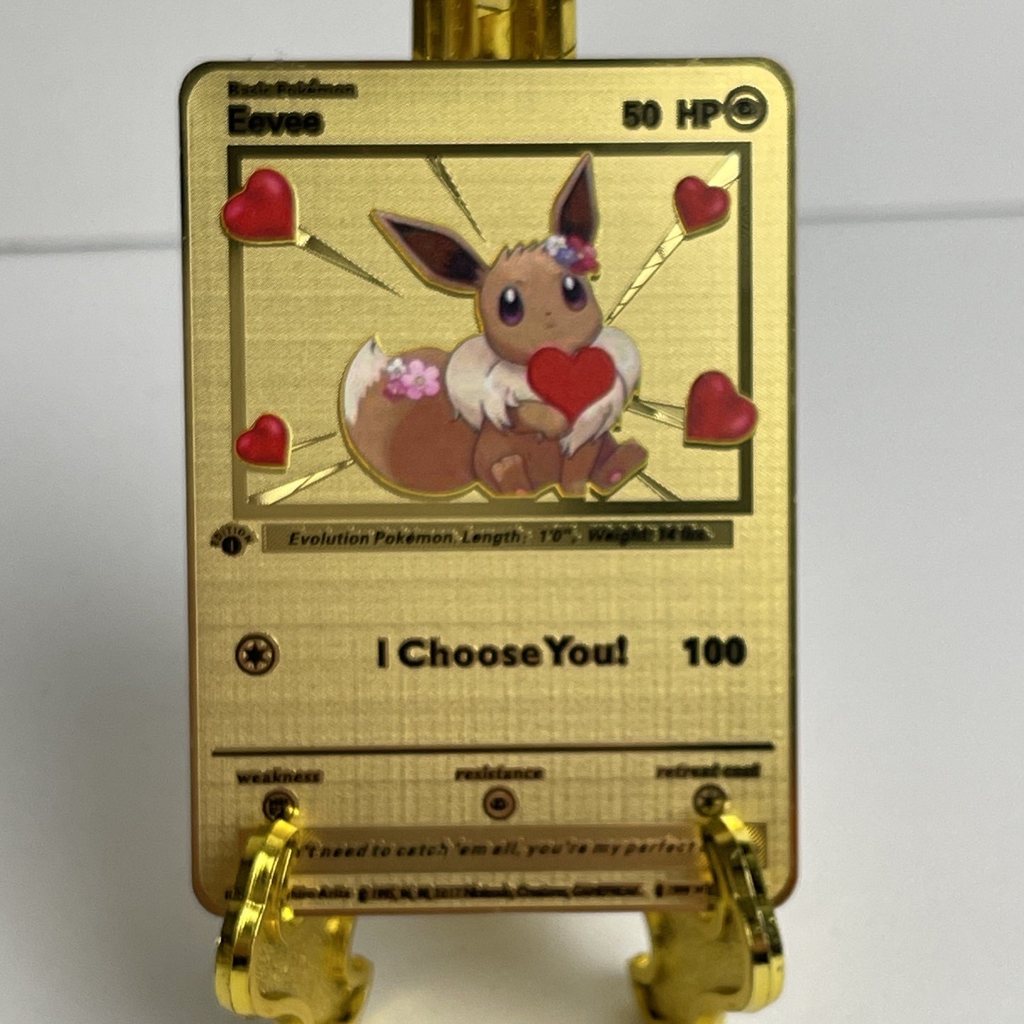 Pokemetal I Love You Valentines Card